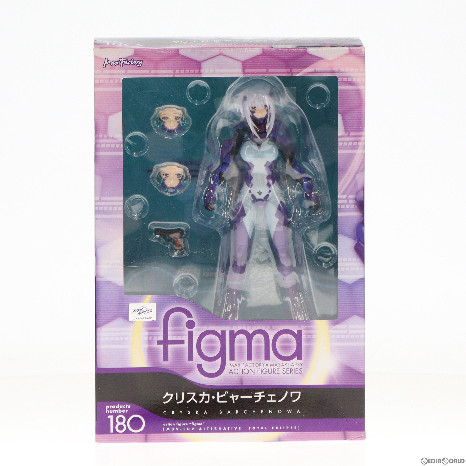 【中古】[FIG]figma(フィグマ) 180 クリスカ・ビャーチェノワ マブラヴ オルタネイティヴ トータル・イクリプス 完成品 可動フィギュア マックスファクトリー(20130629)