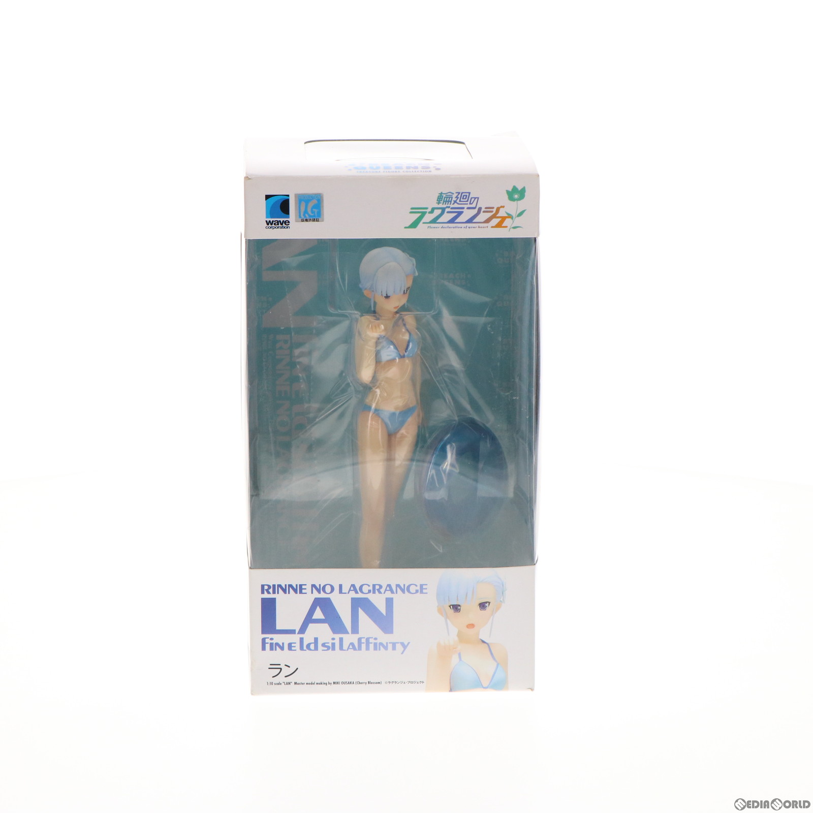 【中古】 FIG BEACH QUEENS(ビーチクイーンズ) ラン 輪廻のラグランジェ 1/10 完成品 フィギュア(NF-212) ウェーブ(WAVE)(20130328)