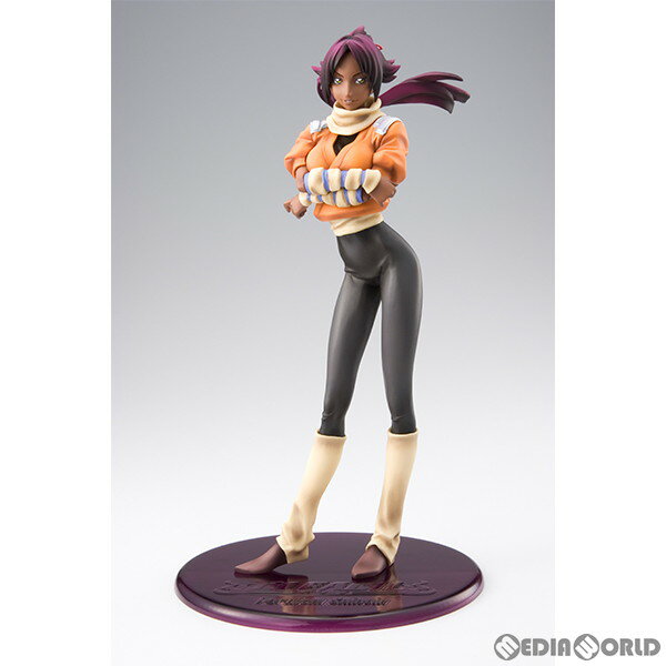 【中古】 FIG エクセレントモデル BLEACHシリーズ 其の参 四楓院夜一(しほういんよるいち) ブリーチ 1/8 完成品 フィギュア メガハウス(20060526)