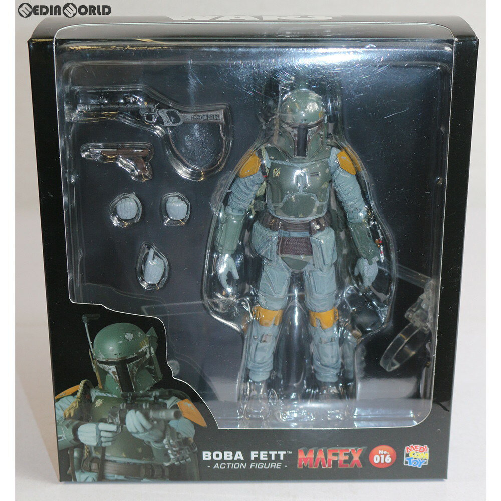 【中古】 FIG (再販)マフェックス No.016 MAFEX BOBA FETT (TM)(ボバ フェット) STAR WARS(スター ウォーズ) 完成品 可動フィギュア メディコム トイ(20161019)