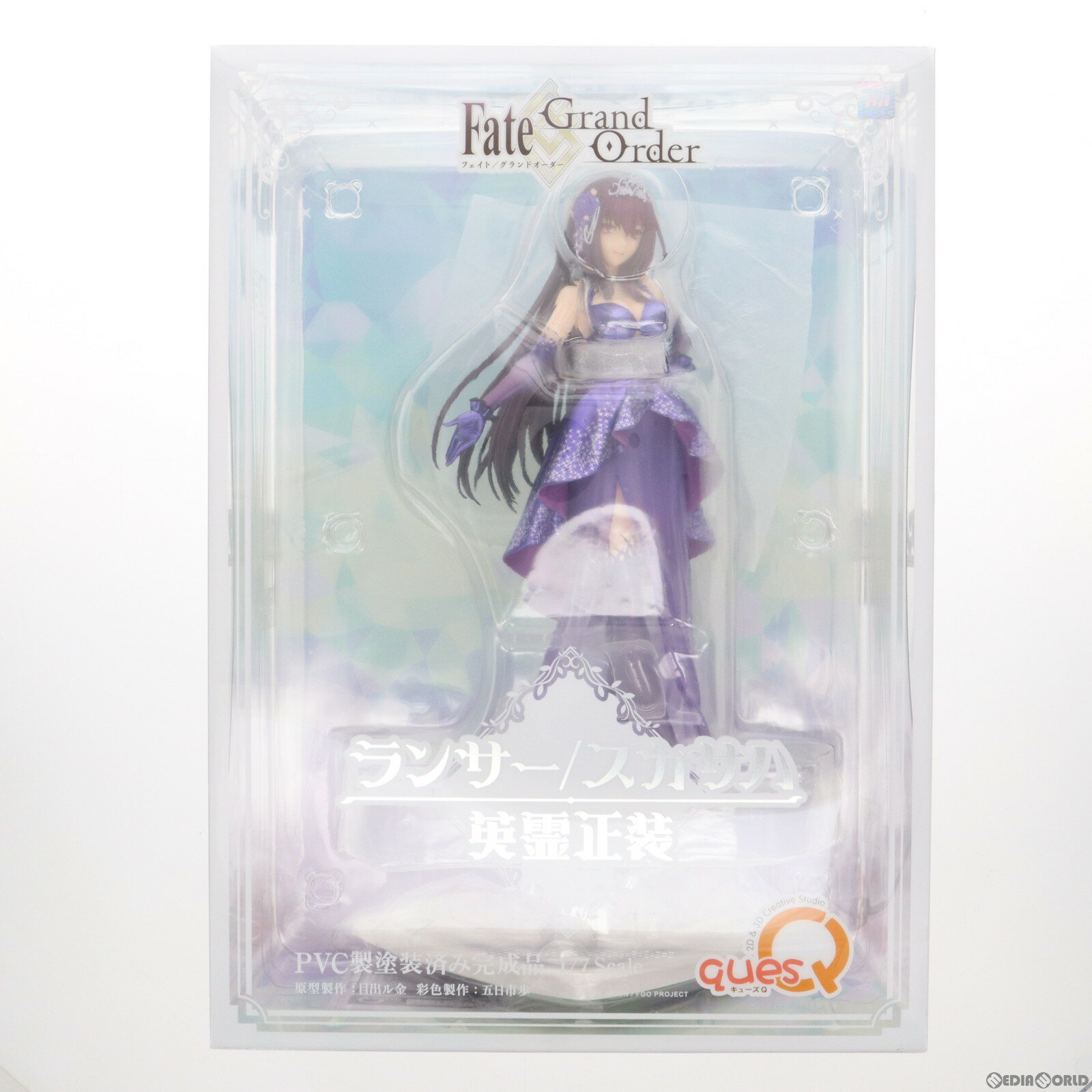 【中古】 FIG ランサー/スカサハ 英霊正装 Fate/Grand Order(フェイト/グランドオーダー) 1/7 完成品 フィギュア キューズQ(20220123)