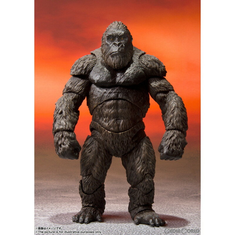 【中古】 FIG S.H.MonsterArts(モンスターアーツ) KONG from Movie GODZILLA VS. KONG(ゴジラvsコング)(2021) 完成品 可動フィギュア バンダイスピリッツ(20210514)