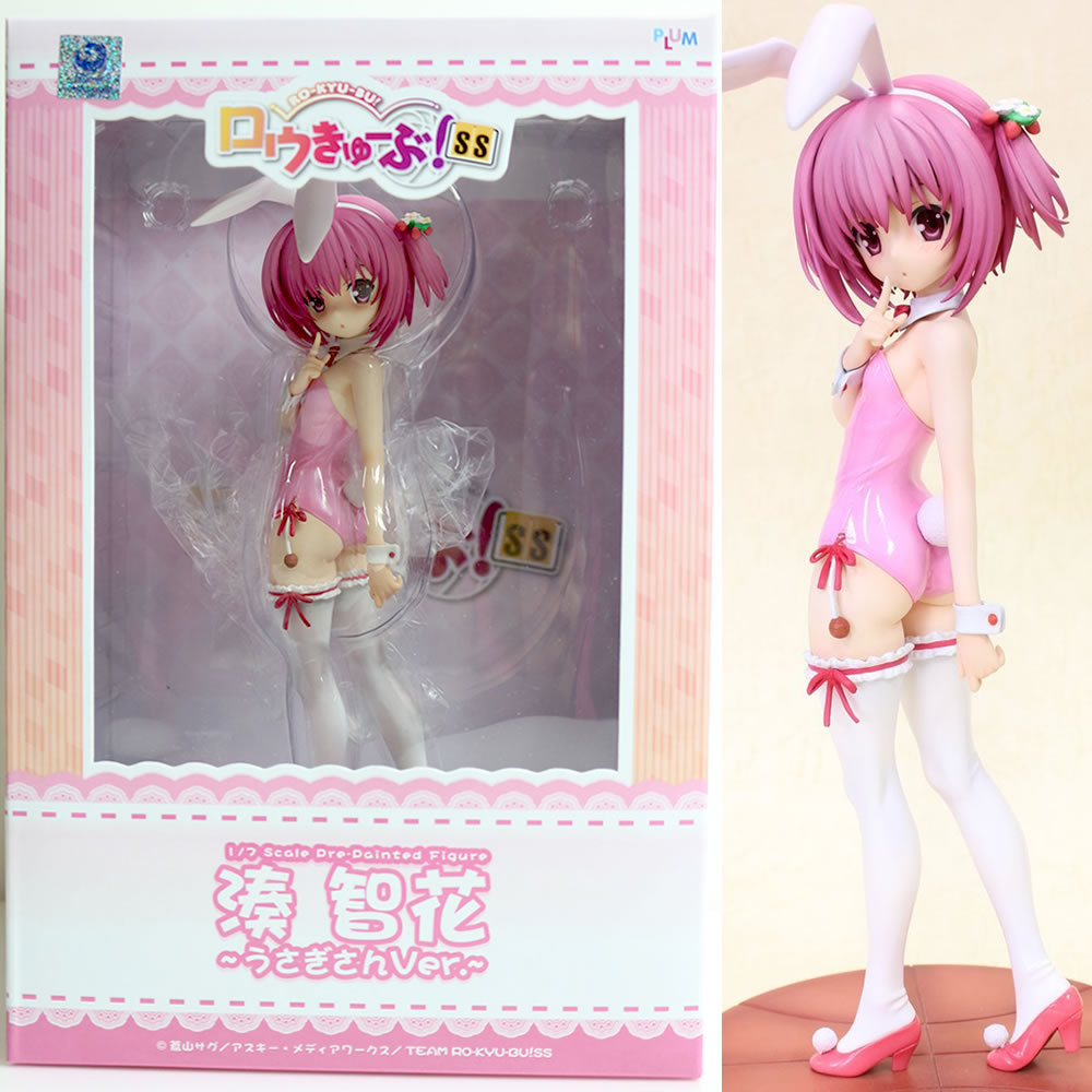 【中古】[FIG]湊智花(みなとともか) ～うさぎさんVer.～ ロウきゅーぶ!SS 1/7 完成品 フィギュア PLUM(プラム)(20140730)