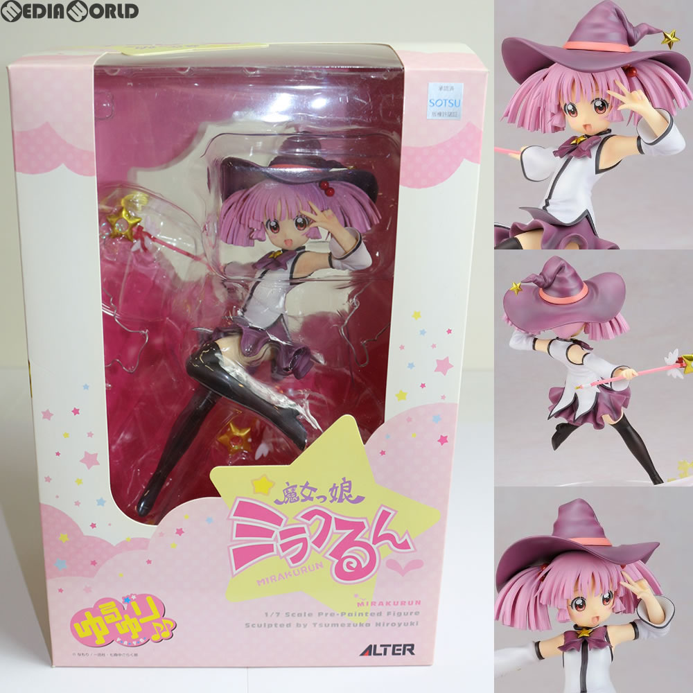 【中古】[FIG]魔女っ娘ミラクるん(Mirakurun) ゆるゆり♪♪ 1/7 完成品 フィギュア アルター(20130410)