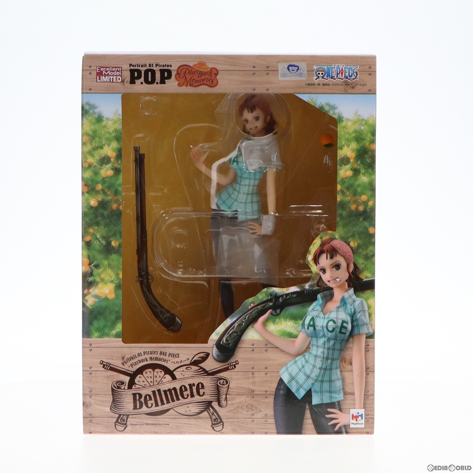 【中古】 FIG Portrait.Of.Pirates P.O.P ワンピース『Playback Memories』 ベルメール ONE PIECE(ワンピース) 完成品 フィギュア メガトレショップ オンラインショップ限定 メガハウス(20201130)