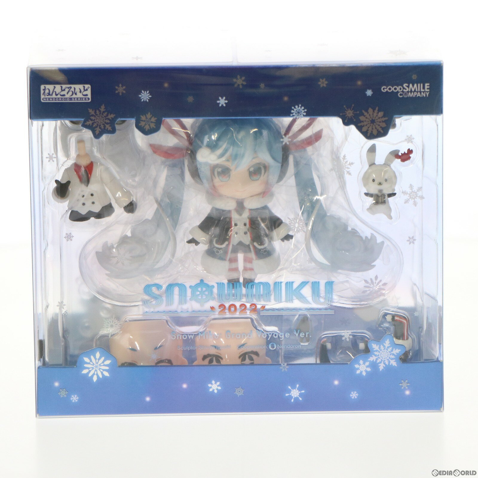 【中古】 FIG ねんどろいど 1800 雪ミク Grand Voyage Ver. キャラクター ボーカル シリーズ 01 初音ミク 完成品 可動フィギュア SNOW MIKU 2022 GOODSMILE ONLINE SHOP限定 グッドスマイルカンパニー(20220205)