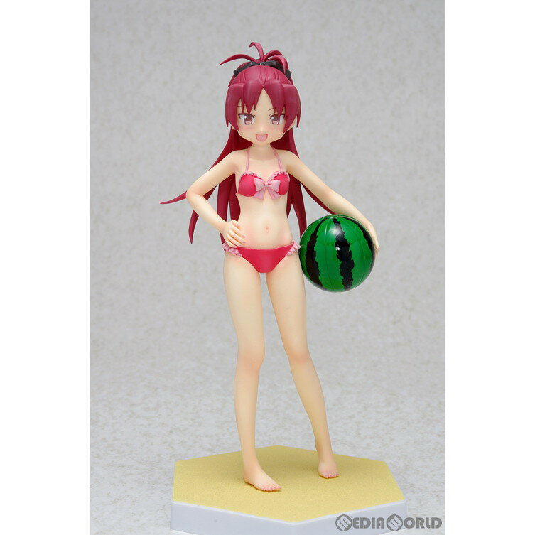 【中古】 FIG BEACH QUEENS(ビーチクイーンズ) 佐倉杏子(さくらきょうこ) 魔法少女まどか☆マギカ 1/10 完成品 フィギュア(NF-153) ウェーブ(WAVE)(20120125)