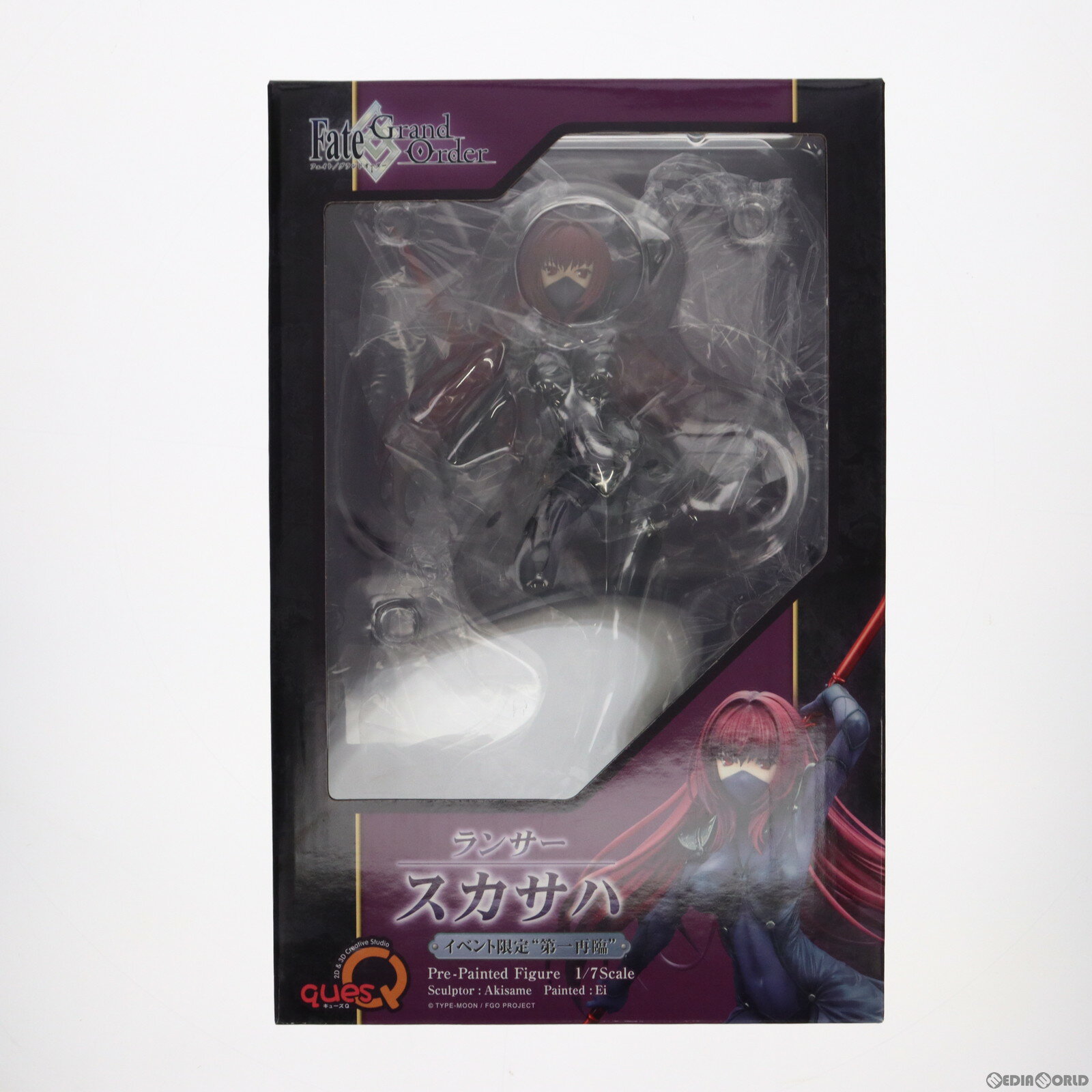 【中古】 FIG ランサー/スカサハ イベント限定 第一再臨 Fate/Grand Order(フェイト/グランドオーダー) 1/7 完成品 フィギュア ワンフェス2017夏 あみあみ限定 キューズQ(20170730)