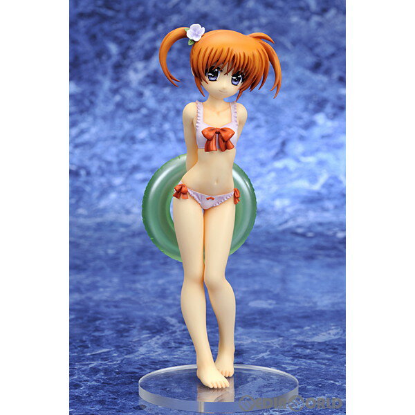 【中古】 FIG 高町なのは(たかまちなのは) 水着Ver. 魔法少女リリカルなのは The MOVIE 1st 1/7 完成品 フィギュア キューズQ(20121027)