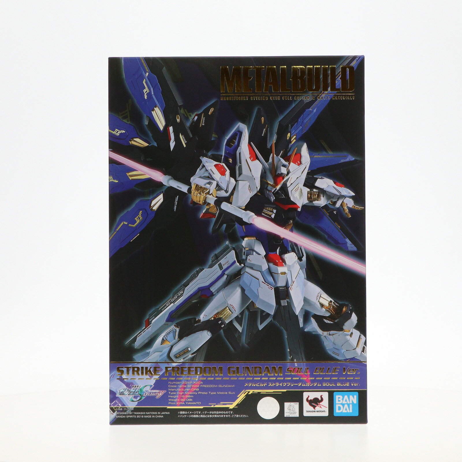 楽天メディアワールド 販売＆買取SHOP【中古】[FIG]METAL BUILD ストライクフリーダムガンダム SOUL BLUE Ver. 機動戦士ガンダムSEED DESTINY（シード デスティニー） 完成品 可動フィギュア TAMASHII NATION2018会場&魂ウェブ商店限定 バンダイスピリッツ（20181026）