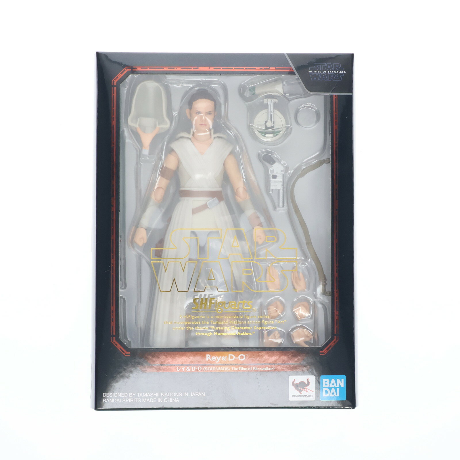【中古】[FIG] S.H.Figuarts(フィギュアーツ) レイ & D-O(STAR WARS: The Rise of Skywalker) スター・ウォーズ エピソード9/スカイウォーカーの夜明け 完成品 可動フィギュア バンダイスピリッツ(20191130)