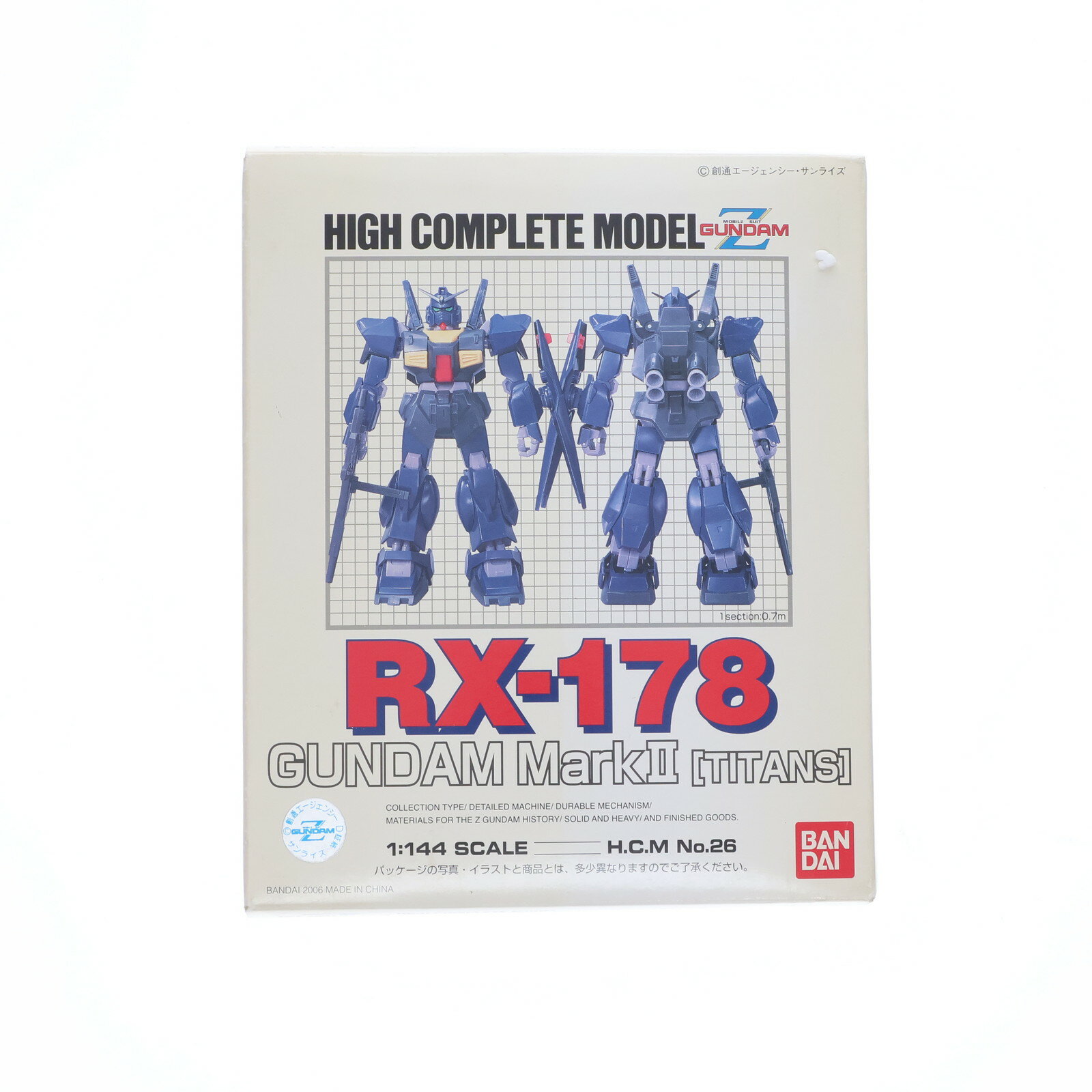 【中古】[FIG] HCM-26 RX-178 ガンダムMk-II(ティターンズカラー) 機動戦士Zガンダム 1/144 完成品 可動フィギュア バンダイ(20061231)