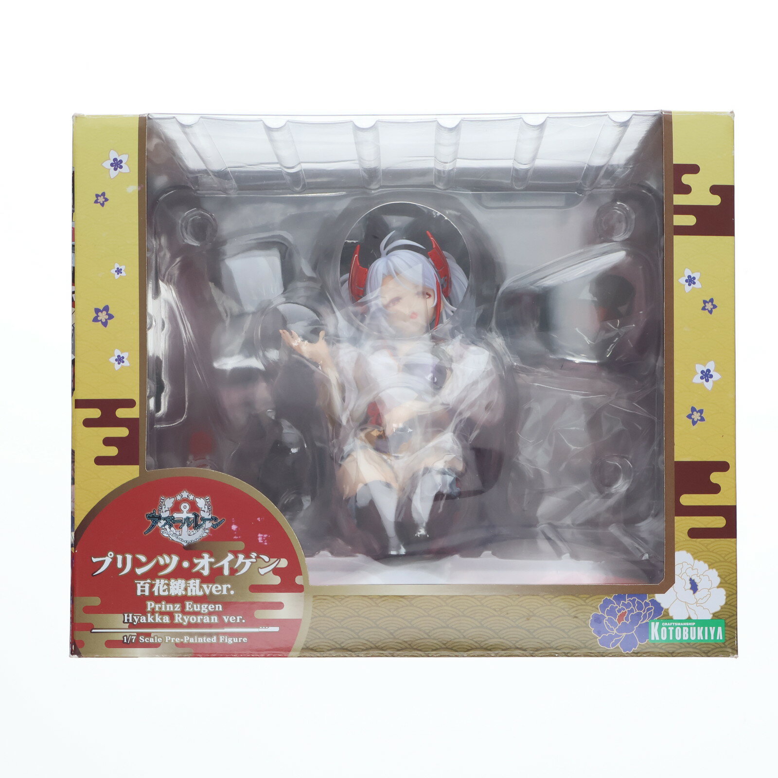 【中古】[FIG] コトブキヤショップ限定 プリンツ・オイゲン(百花繚乱ver.) アズールレーン 1/7 完成品 フィギュア(PP771) コトブキヤ(20190630)
