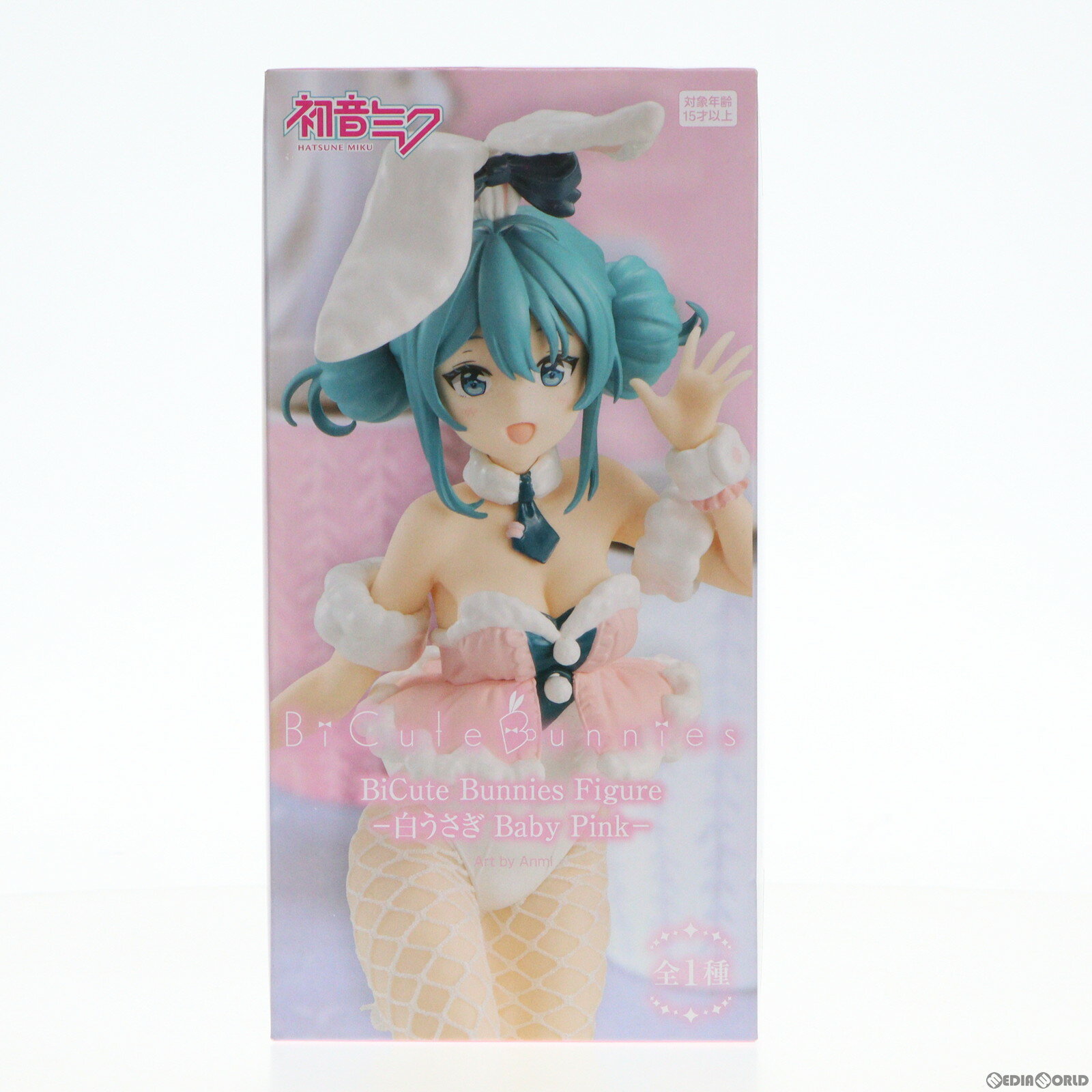 【中古】[FIG]初音ミク VOCALOID(ボーカロイド) BiCute Bunnies Figure-白うさぎ Baby Pink- フィギュア プライズ(AMU-PRZ13915) フリュー(20221031)