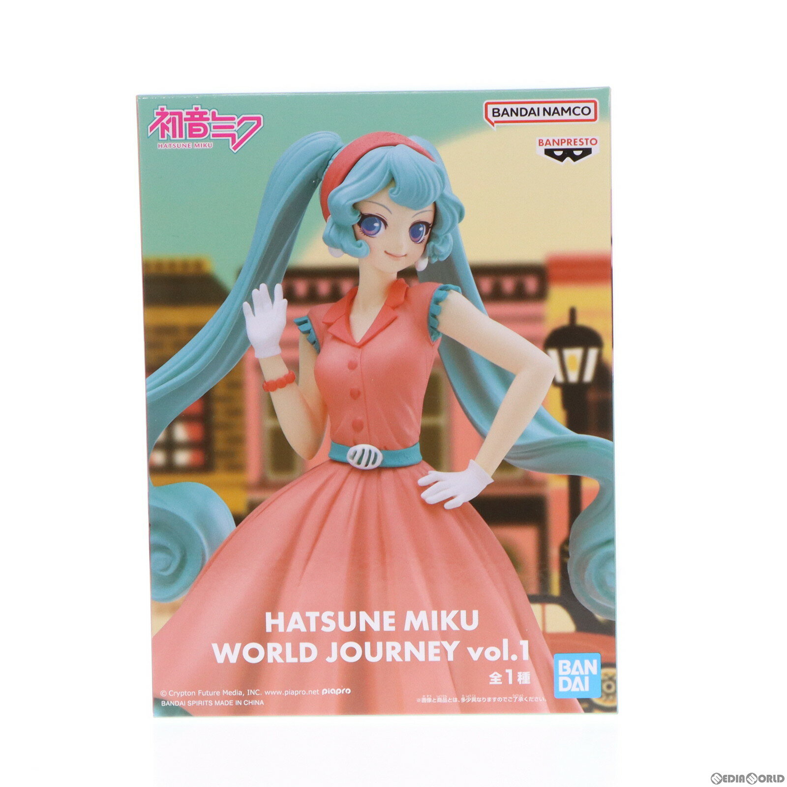 【中古】[FIG]初音ミク HATSUNE MIKU WORLD JOURNEY vol.1 フィギュア プライズ(2559711) バンプレスト(20231110)