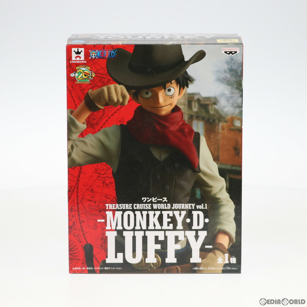 【中古】 FIG モンキー D ルフィ TREASURE CRUISE WORLD JOURNEY vol.1-MONKEY D LUFFY- ONE PIECE(ワンピース) フィギュア プライズ(39038) バンプレスト(20190120)