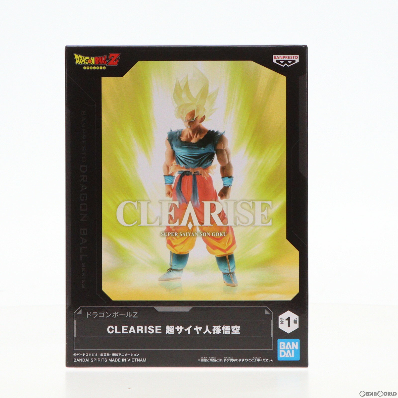 超サイヤ人孫悟空 ドラゴンボールZ CLEARISE 超サイヤ人孫悟空 DRAGON BALL フィギュア プライズ(2693316) バンプレスト(20240120)