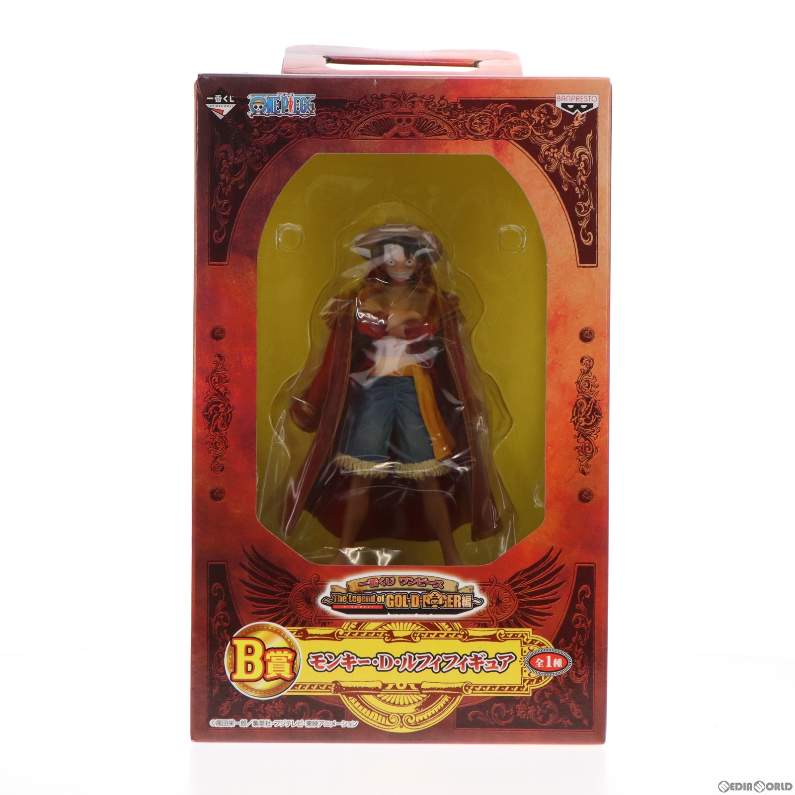 【中古】 FIG B賞 モンキー D ルフィ 一番くじ ワンピース 〜The Legend of GOL D ROGER編〜 ONE PIECE フィギュア プライズ バンプレスト(20120531)