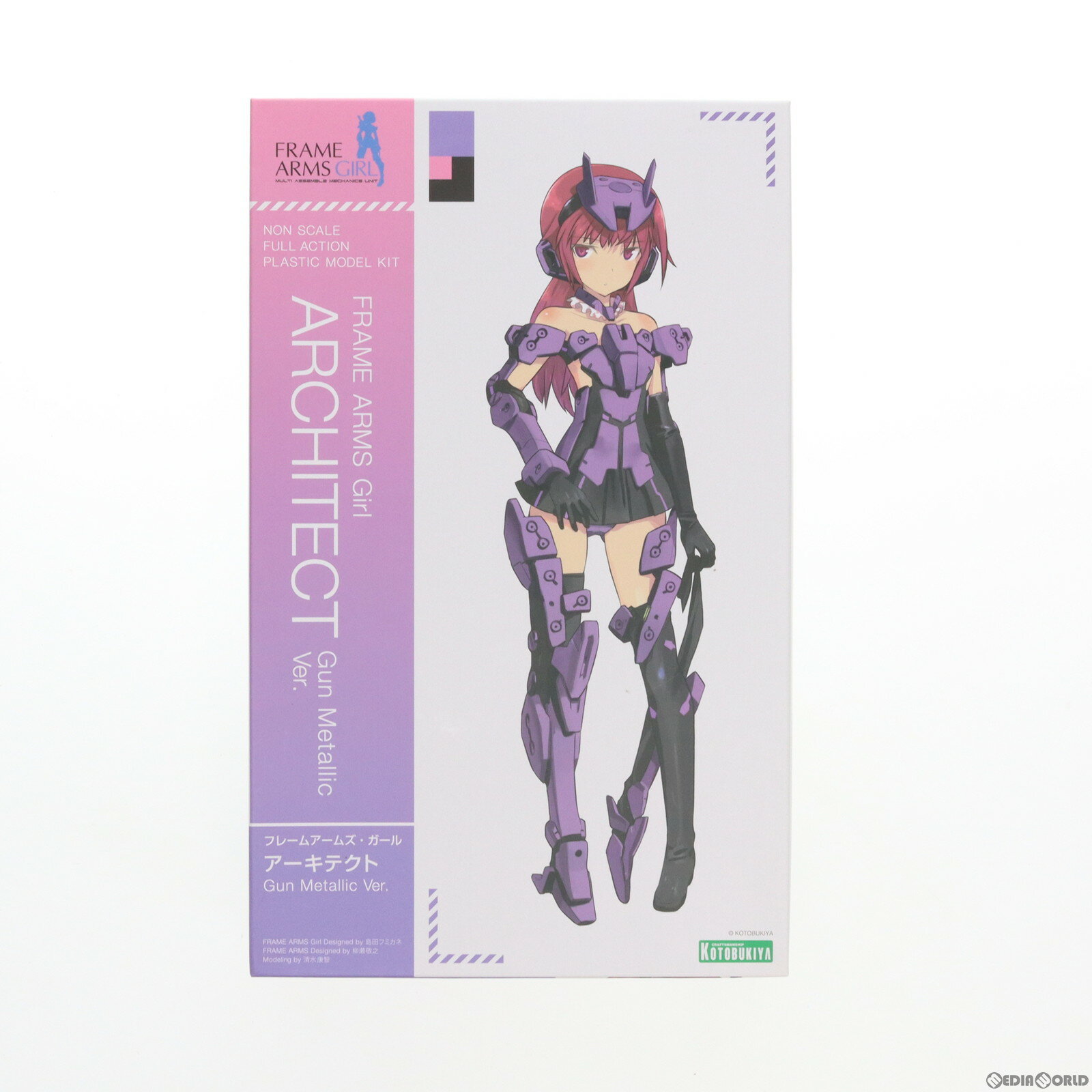 【中古】 PTM フレームアームズ ガール アーキテクト Gun Metallic Ver. プラモデル(FG028) コトブキヤ(20180617)