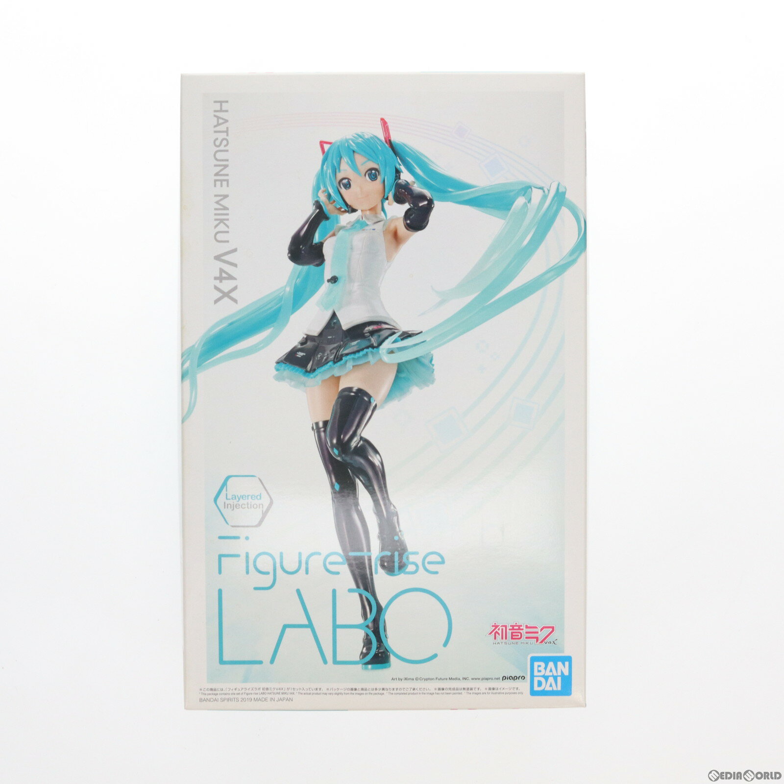 【中古】[PTM]Figure-riseLABO(フィギュアライズラボ) 初音ミクV4X キャラクター・ボーカル・シリーズ01 初音ミク プラモデル バンダイスピリッツ(20191221)