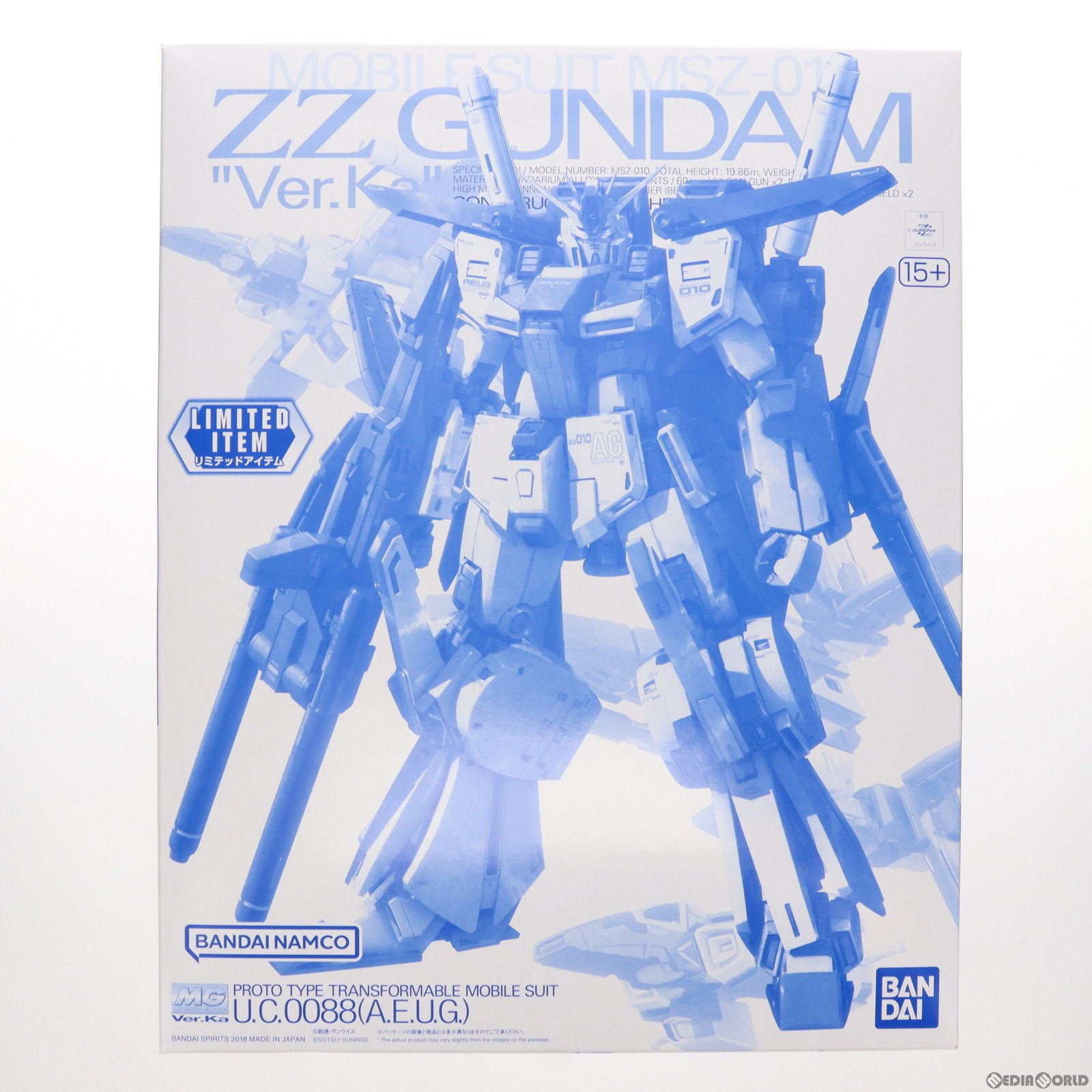 【中古】 PTM イベント限定 MG 1/100 MSZ-010 ダブルゼータガンダム Ver.Ka クリアカラー 機動戦士ガンダムZZ(ダブルゼータ) プラモデル(5055569) バンダイ(20181222)