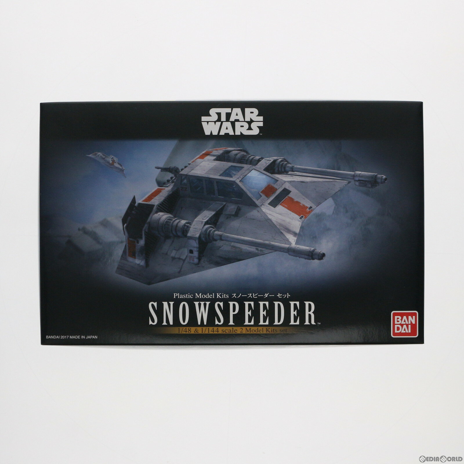 【中古】[PTM]1/48&1/144 スノースピーダーセット 2機セット STAR WARS スター・ウォーズ エピソード5/帝国の逆襲 プラモデル バンダイ 20170527 