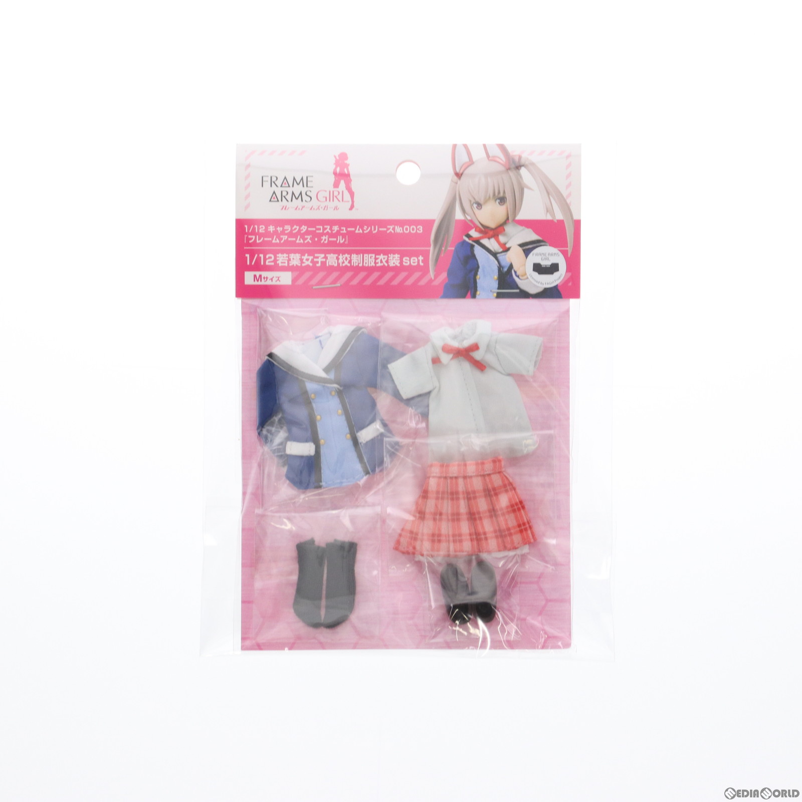 【中古】 DOL 1/12 キャラクターコスチュームシリーズ No.003 若葉女子高校制服衣装set Mサイズ フレームアームズ ガール ドール用衣装(ACC153-FGM) アゾンインターナショナル(20190720)