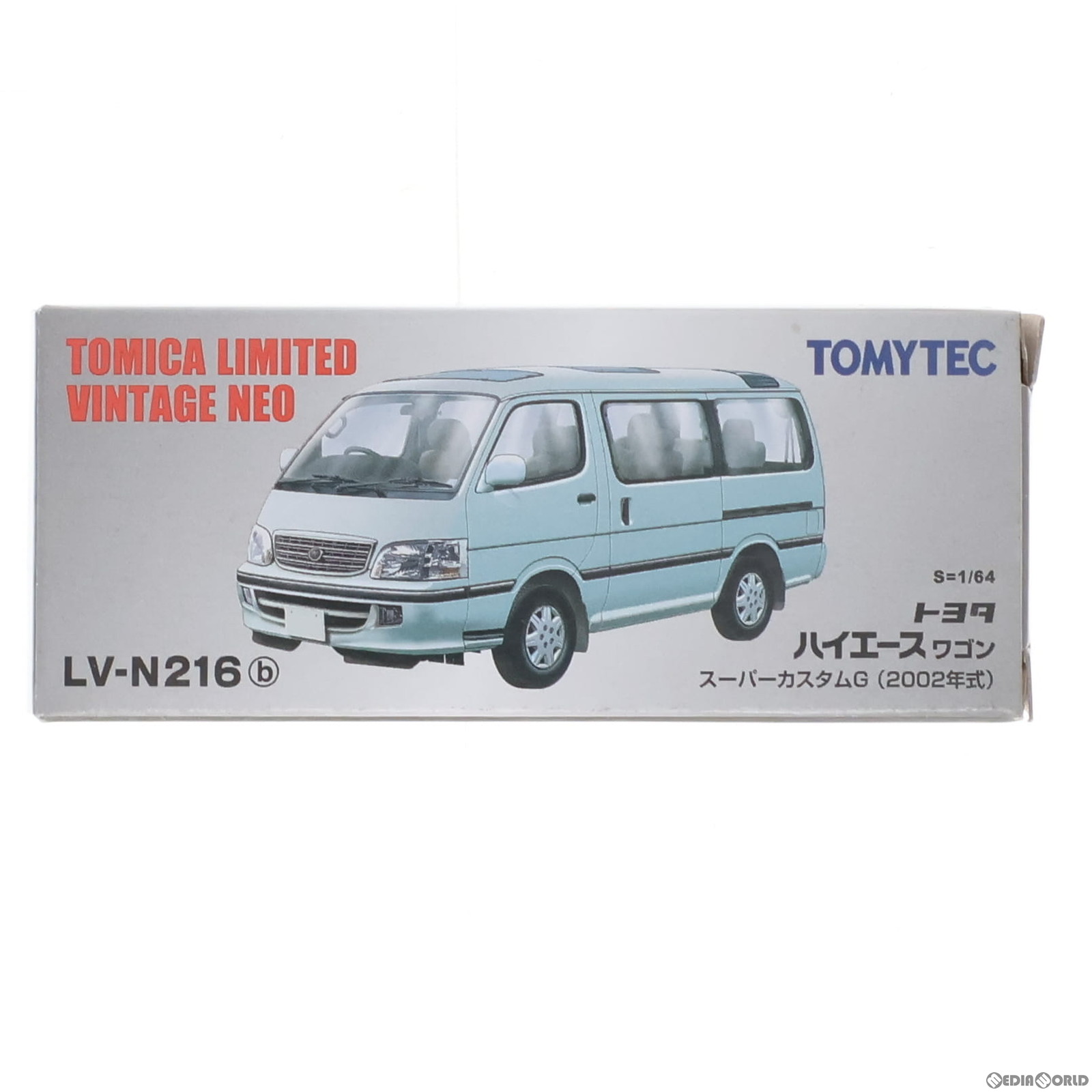 【中古】 MDL トミカリミテッドヴィンテージ NEO TLV-N216b ハイエースワゴン スーパーカスタムG(ライトグリーン) 1/64 完成品 ミニカー(312475) TOMYTEC(トミーテック)(20201114)