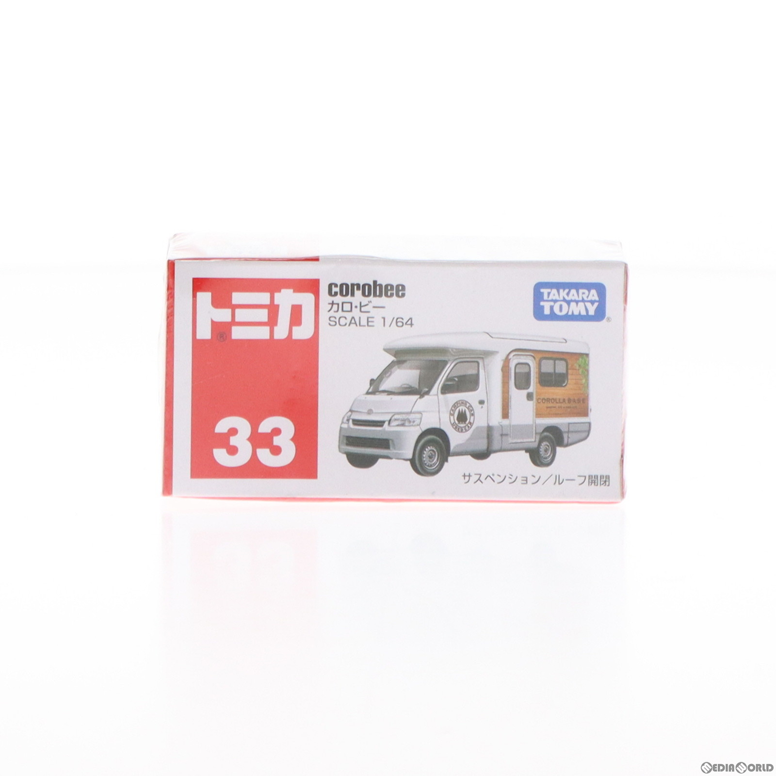 【中古】[MDL]トミカ No.33 1/64 カロ・ビー(ホワイト×ブラウン) 完成品 ミニカー タカラトミー(20220715)