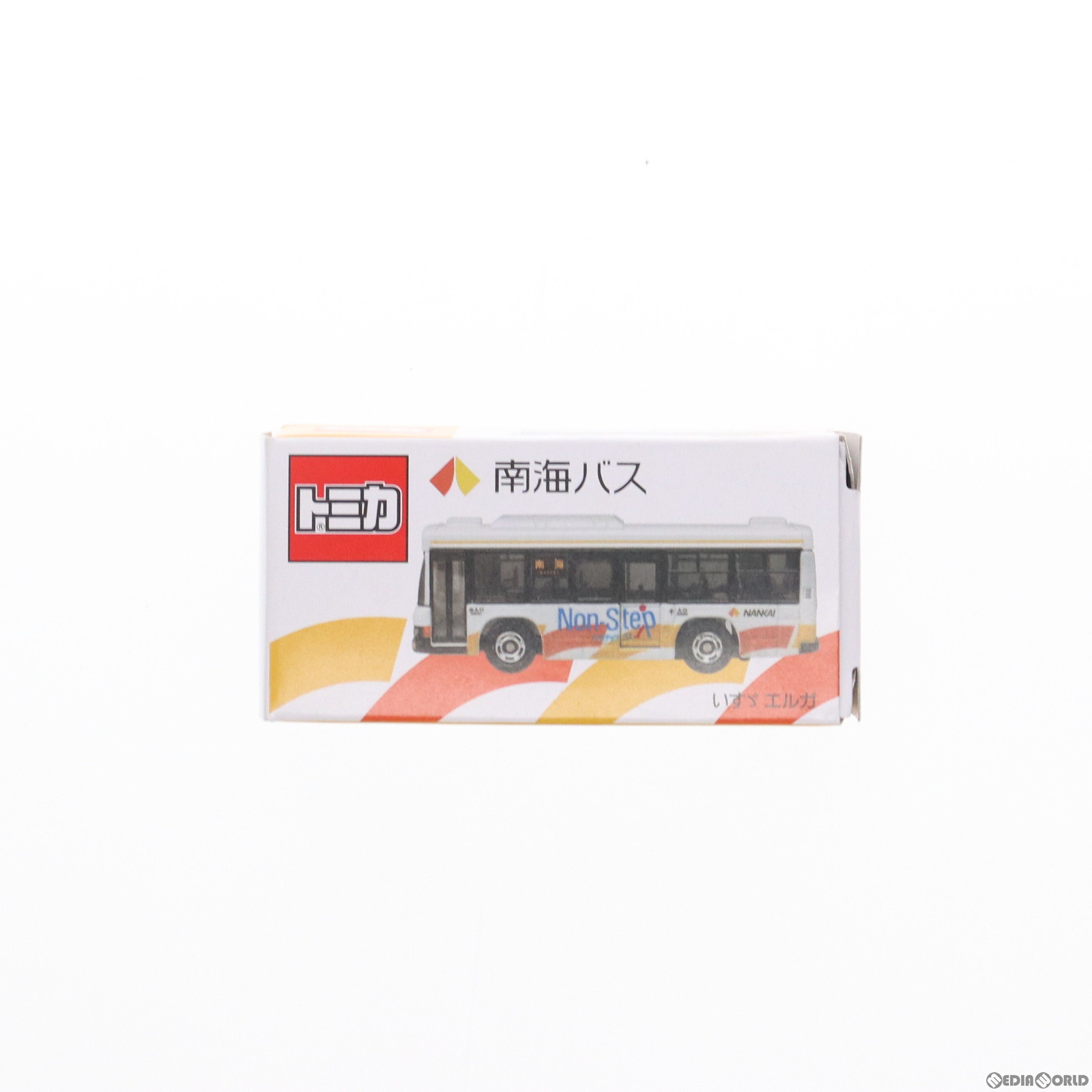 【中古】[MDL]トミカ 1/136 いすず エルガ 南海バス(ホワイト×オレンジ×イエロー) 完成品 ミニカー タカラトミー(19991231)