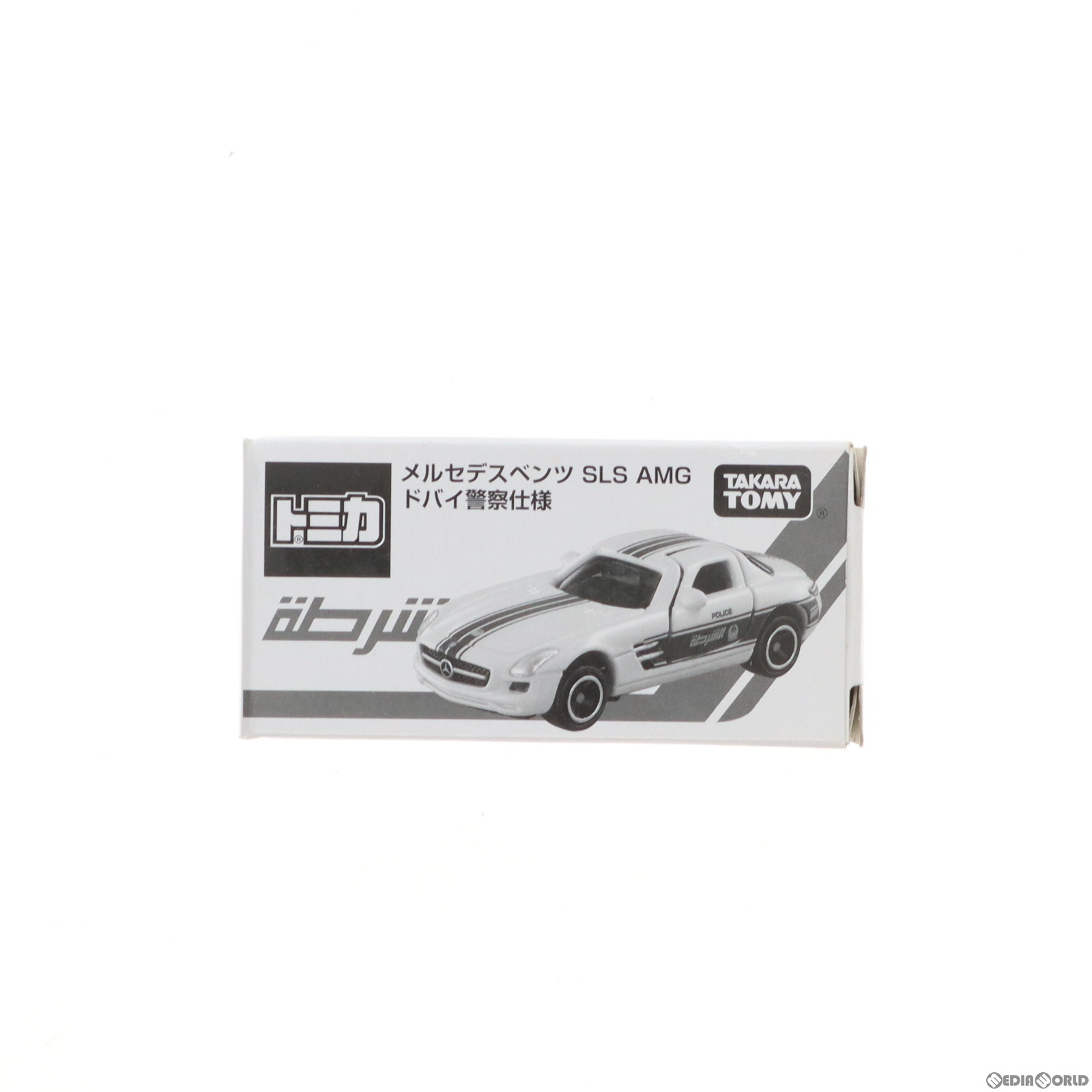 【中古】 MDL トミカ 1/65 メルセデスベンツ SLS AMG ドバイ警察仕様(ホワイト×グリーン) 2015年 トミカどどどっ と合計2万名プレゼントキャンペーン A賞賞品 完成品 ミニカー タカラトミー(20150531)