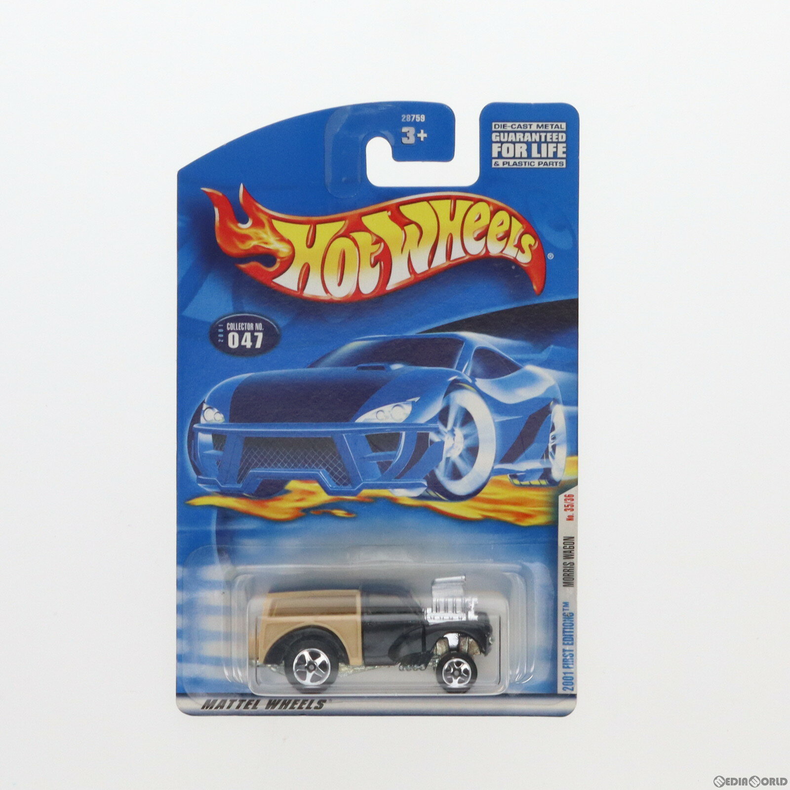 yÁz[MDL]Hot Wheels(zbgEB[) 2001 FIRST EDITIONS 1/64 Morris Wagon(ubN~x[W) i ~jJ[(28759-0910G1) Mattel(}e)(20011231)