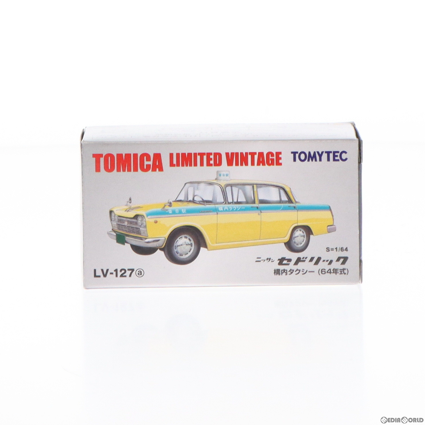 楽天メディアワールド 販売＆買取SHOP【中古】[MDL]トミカリミテッドヴィンテージ 1/64 TLV-127a 日産セドリック 構内タクシー 完成品 ミニカー（245872） TOMYTEC（トミーテック）（20121124）