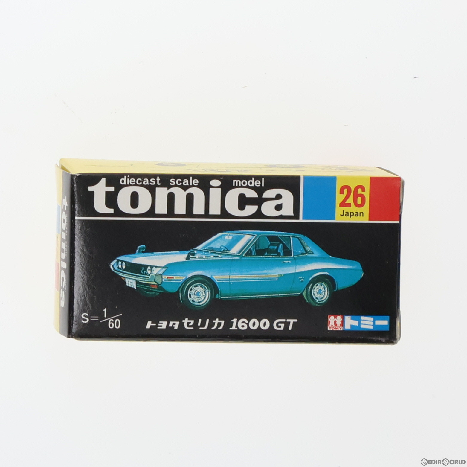 【中古】[MDL]トミカ No.26 1/60 トヨタ セリカ 1600GT(ターコイズ/黒箱) 復刻版 完成品 ミニカー トミー(19991231)