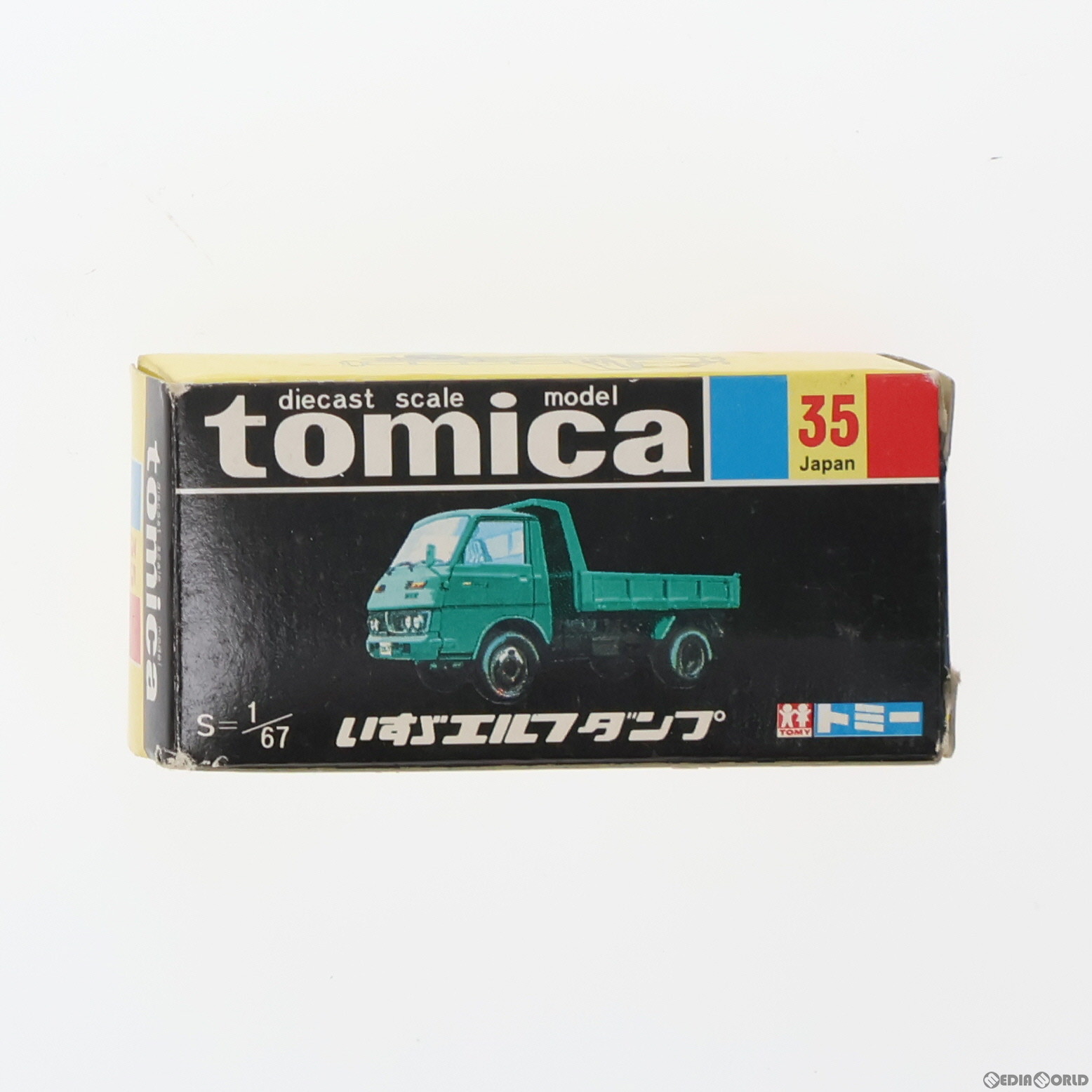トミカ No.35 1/67 いすず エルフダンプ(グリーン/黒箱) 30周年復刻版 完成品 ミニカー トミー(20001231)