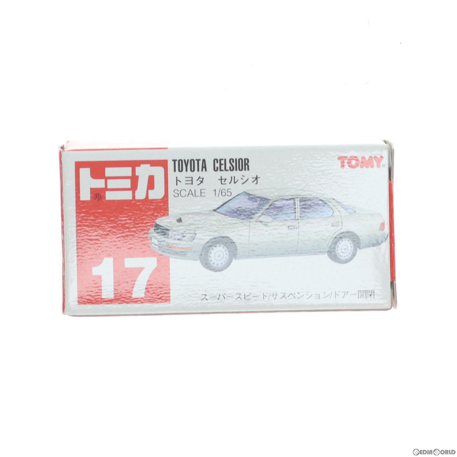 【中古】[MDL]トミカ No.17 1/65 トヨタ セルシオ(ホワイト×シルバー/赤箱) 完成品 ミニカー トミー(19991231)