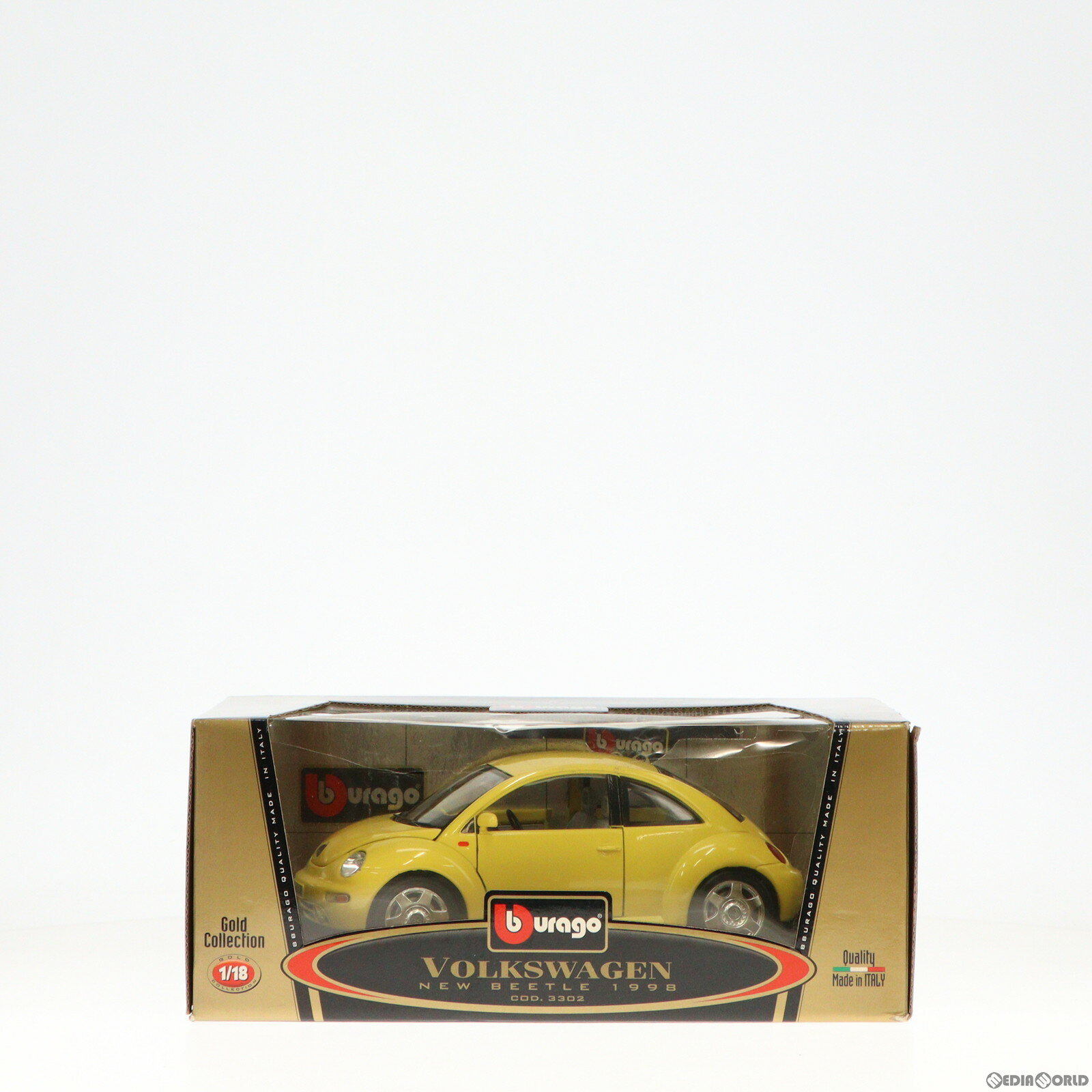 yÁz[MDL]Gold Collection 1/18 VOLKSWAGEN NEW BEETLE 1998(CG[) i ~jJ[(3302) BBURAGO(uS)(19991231)