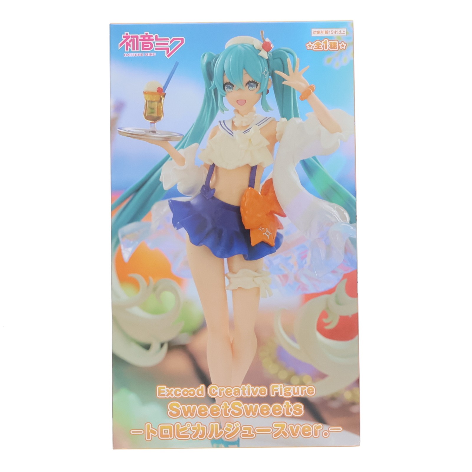【中古】[FIG] 初音ミク キャラクター・ボーカル・シリーズ01 初音ミク Exc∞d Creative Figure SweetSweets-トロピカルジュースver.- フィギュア プライズ(AMU-PRZ17273) フリュー(20240720)