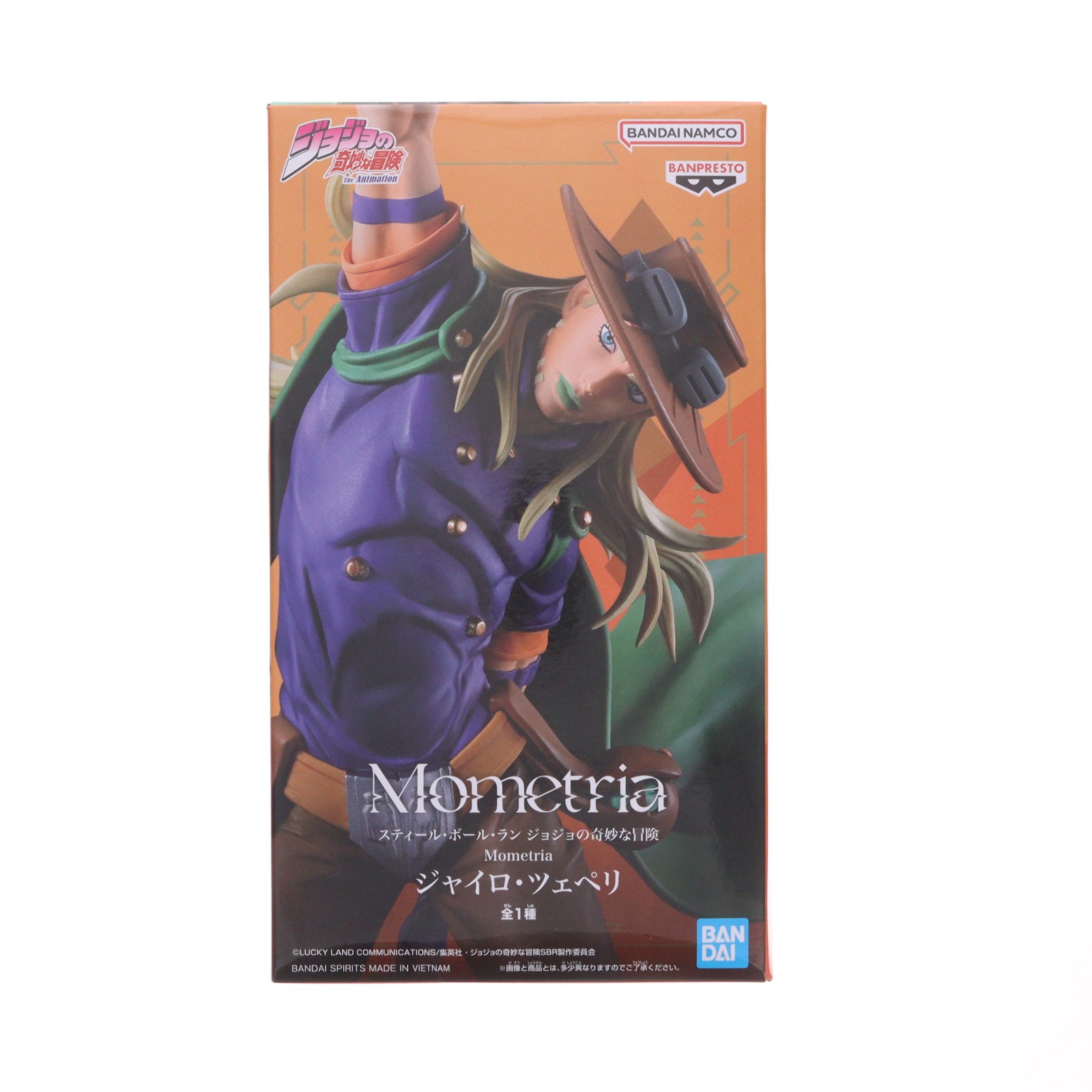 【中古】[FIG] ジャイロ・ツェペリ ジョジョの奇妙な冒険 第7部 スティール・ボール・ラン Mometria フィギュア プライズ(2834941) バンプレスト(20260625)