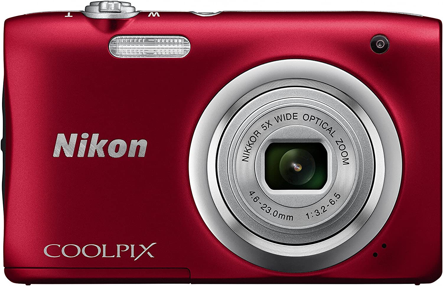 COOLPIX Nikon デジタルカメラ COOLPIX A100 光学5倍 2005万画素 レッド A100RD