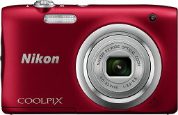 COOLPIX Nikon デジタルカメラ COOLPIX A100 光学5倍 2005万画素 レッド A100RD