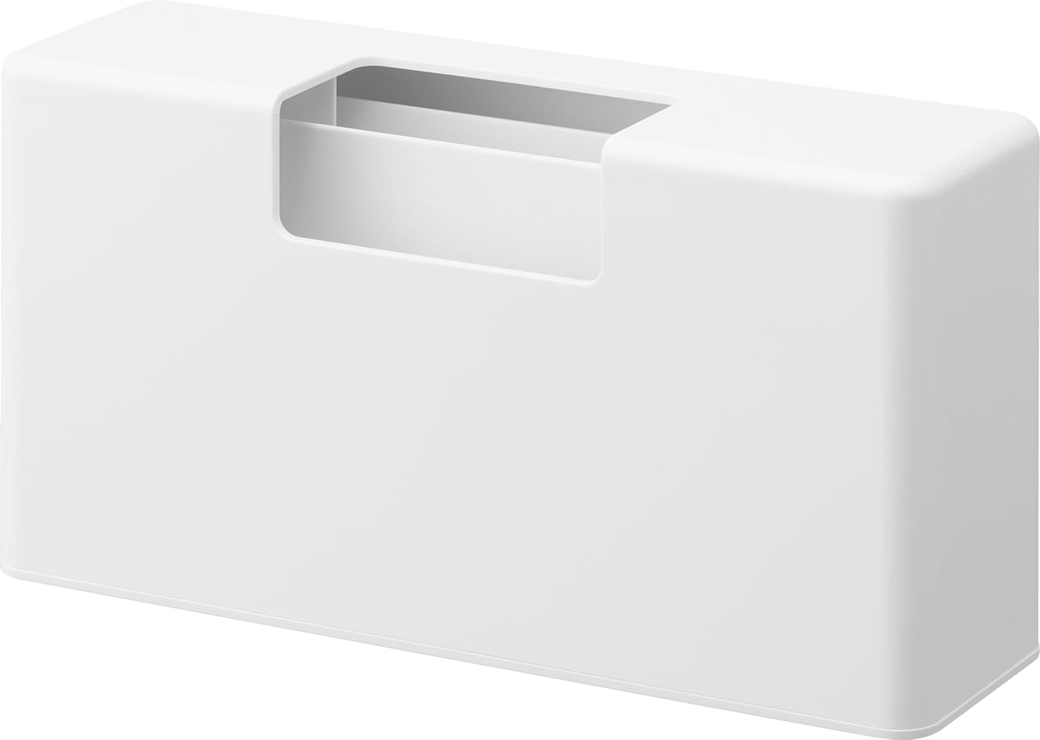 山崎実業 plate マグネットスリムプラスチックバッグケース プレート ホワイト 1766