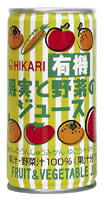 【オーサワジャパン】ヒカリ 有機果実と野菜のジュース