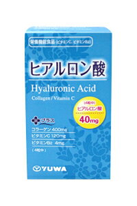 名称 コラーゲン含有加工食品 内容量 30g(250mg×120粒) 原材料名 コラーゲン（豚皮由来）、マルトデキストリン、ヒアルロン酸、ビタミンC、結晶セルロース、ショ糖脂肪酸エステル、微粒二酸化ケイ素、ビタミンB2 【主成分】4粒(1000mg)当たり ヒアルロン酸・・・40mg、コラーゲン・・・400mg、ビタミンC・・・120mg、ビタミンB2・・・4mg お召し上がり方 1日4粒を目安に、水またはぬるま湯と共にお召し上がり下さい。 ご使用上の注意事項 直射日光を避け、冷暗所で保存してください。体質に合わない場合には、すみやかに使用を中止し、医師またはお客様相談室へご相談ください。 広告文責 お客様相談センター 0776-34-6645 お電話でのお問い合わせの受付時間は、 月〜金（祝日除く）10時〜19時になります メーカー（製造） 株式会社ユーワ 区分 日本製・健康補助食品お肌のハリを保ちたい方に。 本品は、ヒアルロン酸に豚皮から抽出したI型コラーゲンとビタミンC、B2を配合したサプリメントです。