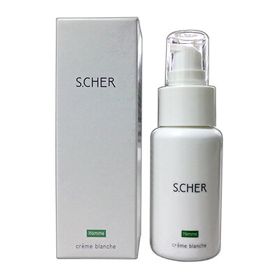 【ビューティー・セレクト】S．CHER （シェール） ホワイトクリーム男性用 50g ※お取り寄せ商品