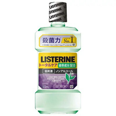 【ジョンソン・エンド・ジョンソン】薬用リステリン トータルケア グリーンティー （緑茶） 500mL 〔医薬部外品〕 ※お取り寄せ商品