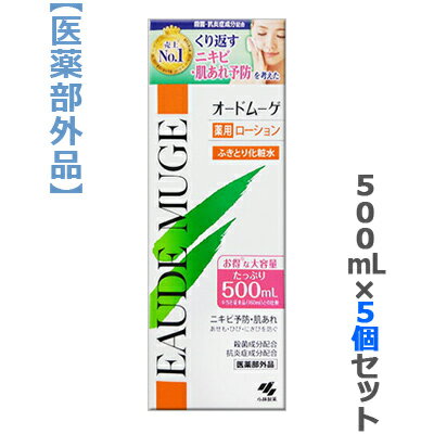 【お得な5個セット】【小林製薬】オードムーゲ 500ml （医薬部外品）