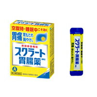 活用しよう「医療費控除制度」！ 一部の医薬品の場合、ご購入された金額がご自分と扶養家族の分も含めて年間で「合計10万円（税込）」を超えた場合、確定申告をすることにより、所得税が一部還付されたり、翌年の住民税が減額される制度があります。 対象品の情報など詳しくは厚生労働省か、最寄りの関係機関へお問い合わせください（※控除対象外の医薬品もございます）。 ◆メーカー（※製造国又は原産国：日本）◆ライオン株式会社〒130-8644 東京都墨田区本所1-3-7お客様センター ： 0120-813-752（フリーダイヤル）受付時間 ： 9時から17時（土・日・祝日及び年末年始、夏季休暇日を除く）◆特徴◆ 空腹時・睡眠中こそ効く顆粒タイプの胃腸薬 胃痛、胃もたれ、胸やけに優れた効果 空っぽの胃に直接効きます。 有効成分スクラルファートが胃痛のもと（胃粘膜の荒れた患部）に直接貼りつき患部を保護・修復 アズレンスルホン酸ナトリウムとL-グルタミンが荒れた胃粘膜の修復を促進します。 スーッとした香りで溶けやすい顆粒です。 ◆効果・効能◆ 胃痛、もたれ（胃もたれ）、胸やけ、胃酸過多、げっぷ（おくび）、胃重、胃部膨満感、胃部不快感、胸つかえ、飲み過ぎ（過飲）、はきけ（むかつき、二日酔・悪酔のむかつき、胃のむかつき、嘔気、悪心）、嘔吐 ◆用法・用量◆ 成人（15才以上）1回1包、1日3回、食間・就寝前に服用してください。 ◆成分◆ 1日服用量（3包・4．29g）中 ○白色の顆粒 ・スクラルファート水和物・・・・1500mg ・ケイ酸アルミン酸マグネシウム・・・1125mg ・ロートエキス・・・30mg ○淡紫青色の顆粒 ・アズレンスルホン酸ナトリウム・・・6mg ・L−グルタミン・・・400mg ・合成ヒドロタルサイト・・・270mg 添加物として、ヒドロキシプロピルセルロース、D−マンニトール、カルボキシメチルスターチNa、CMC、二酸化ケイ素、アスパルテーム（L−フェニルアラニン化合物）、香料を含有します。 【成分に関連する注意】 本剤の青みがかった色は有効成分（アズレンスルホン酸ナトリウム）の色です。 服用に支障はありません。 ◆保管上の注意◆ （1）直射日光の当たらない湿気の少ない涼しい所に密栓して保管してください。 （2）小児の手の届かない所に保管してください。 （3）他の容器に入れ替えないでください。誤用の原因になったり、品質が変わるおそれがあります。 （4）使用期限をすぎた製品は、使用しないでください。 （5）容器の開封日記入欄に、開封した日付を記入してください。 ※その他、医薬品は使用上の注意をよく読んだ上で、それに従い適切に使用して下さい。※ページ内で特に記載が無い場合、使用期限1年以上の商品をお届けしております。 【お客様へ】お薬に関するご相談がございましたら、こちらへお問い合わせください。※パッケージデザイン等が予告なく変更される場合もあります。※商品廃番・メーカー欠品など諸事情によりお届けできない場合がございます。商品区分：【第2類医薬品】【広告文責】株式会社メディスンプラス：0120-205-904 ※休業日 土日・祝祭日文責者名：稗圃 賢輔（管理薬剤師）【お客様へ】本商品は医薬品です。 商品名に付記されてございます【リスク分類】をよくご確認の上、ご購入下さい。 また、医薬品は使用上の注意をよく読んだ上で、それに従い適切に使用して下さい。 ※医薬品のご購入について(1)：医薬品をご購入できるのは“18歳以上の楽天会員さま”のみとなっております。 ※医薬品のご購入について(2)：医薬品ごとに購入数の制限を設けております。 【医薬品による健康被害の救済に関する制度】医薬品副作用被害救済制度に基づき、独立行政法人 医薬品医療機器総合機構（救済制度窓口 0120-149-931）へご相談ください。 【広告文責 株式会社メディスンプラス】フリーダイヤル：0120−205−904（※土日・祝祭日は休業）管理薬剤師：稗圃賢輔（薬剤師免許証 第124203号 長崎県） ※相談応需可能時間：営業時間内 【お客様へ】お薬に関するご相談がございましたら、こちらへお問い合わせください。