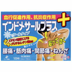 【第2類医薬品】【定形外郵便☆送料無料】【ゼリア新薬工業】インドメサールプラス 10枚 ※お取り寄せになる場合もございます【セルフメディケーション税制 対象品】