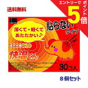 マラソン期間中ポイント5倍(要エントリー)【送料無料の8個セット】【オカモト】快温くん 貼らないカイロ レギュラー 30個入